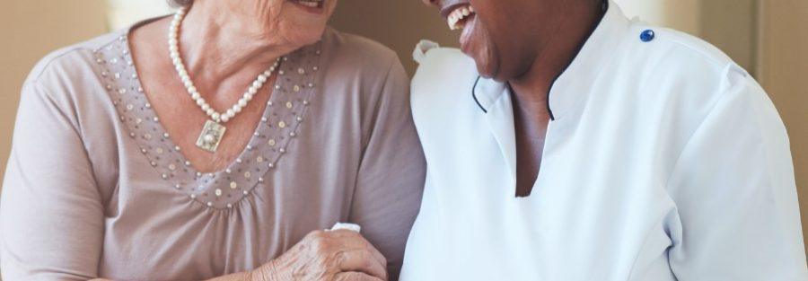 Image of a Caregiver and Resident